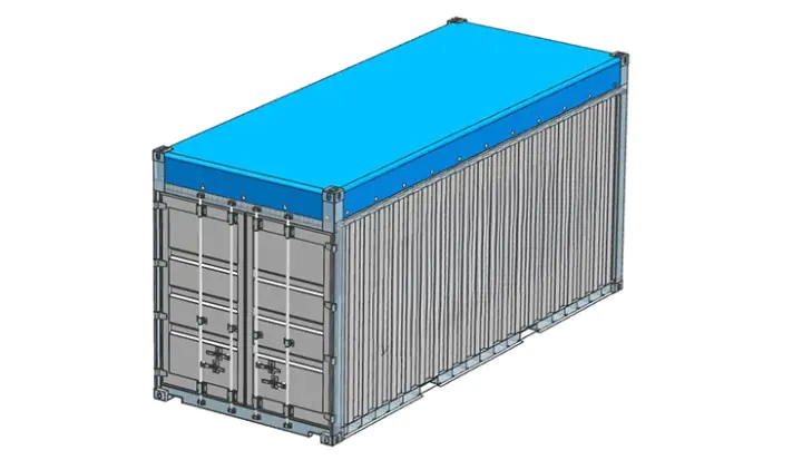 二十尺全高开顶柜